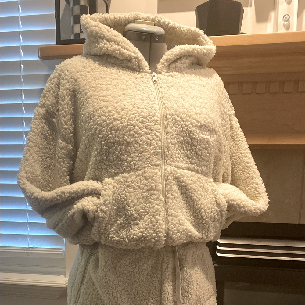 Skims Teddy Zip-Up Hoodie